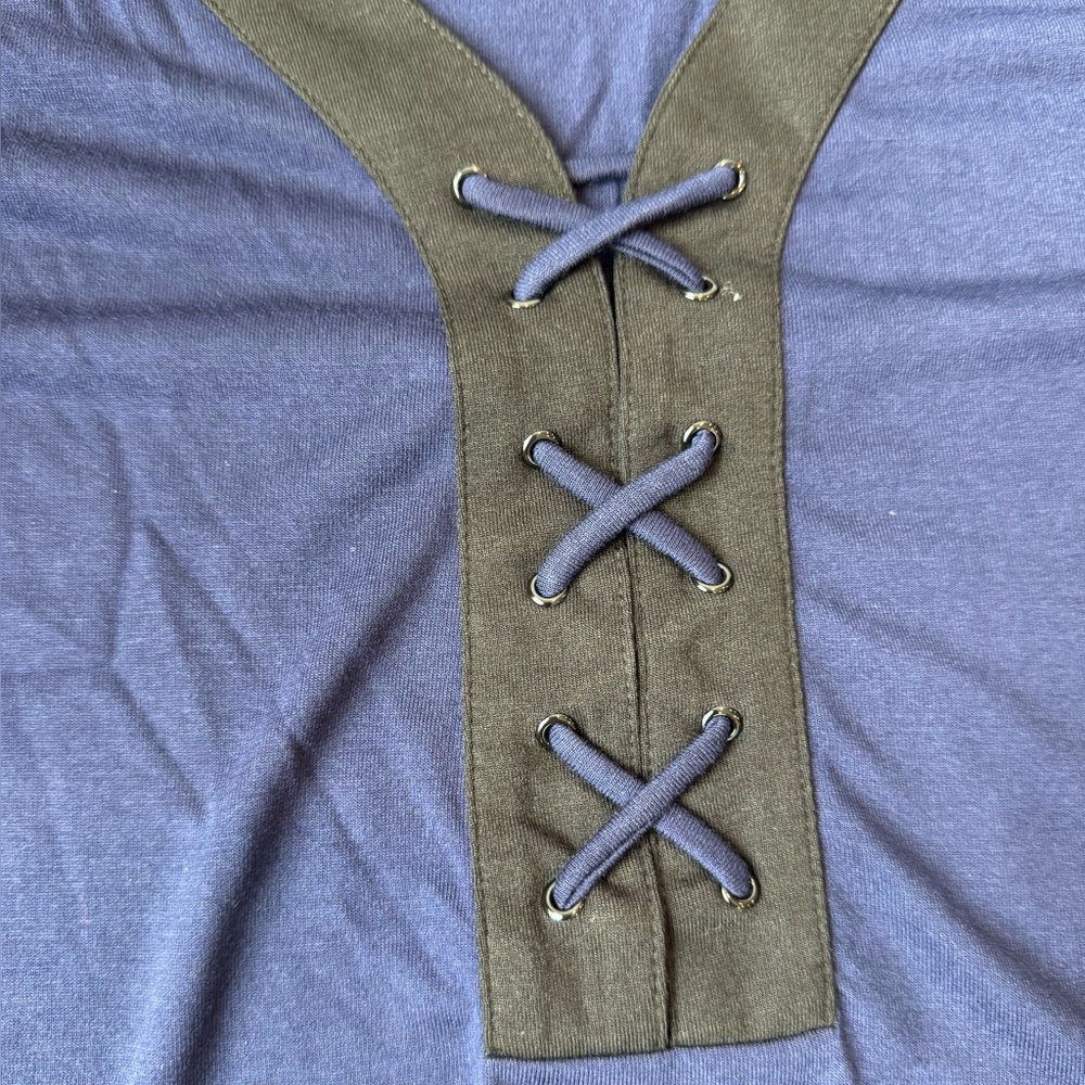Ruby Ribbon Lace Up Tunic - Picture 2 of 6